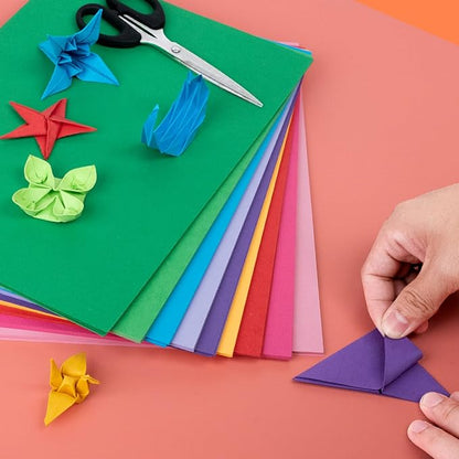 300 Sheets Lightweight Construction Paper, 8.5” x 11” Colored Art Cardstock, 120gsm 32lb 30 Colors Card Stock Printer Paper Scrapbooking Supplies for Kids Scrapbook School Office Printing DIY Craft