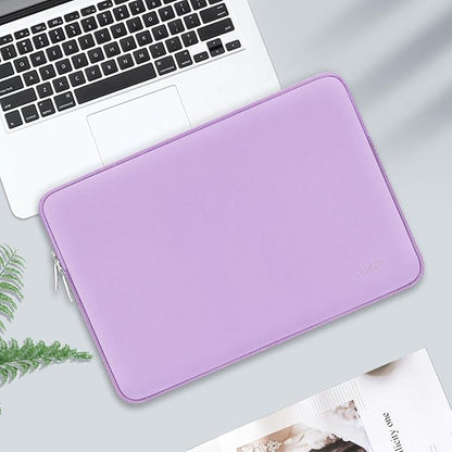 MOSISO Laptop Case 13.3 inch, 13-13.3 inch Laptop Sleeve Bag Compatible with MacBook Air/Pro 13/Pro 14 M5 M4 M3 M2 M1, HP Dell ASUS Lenovo, Neoprene Computer Sleeve Bag with Small Case, Purple