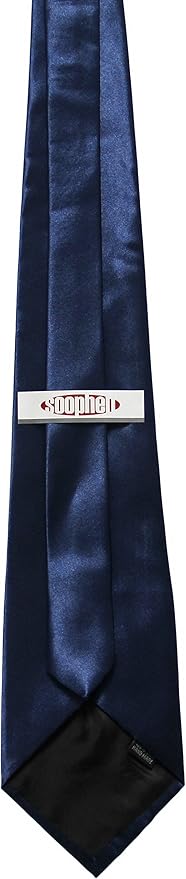 Soophen Mens Necktie 3.75" Tie Solid Color Ties