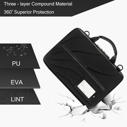 BUG 13-14 Inch Laptop Case Hard Shell, Protective Laptop Carrying Case with Stand for Heat Dissipation