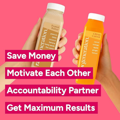 Raw Generation Cleanse for 2 – Cleanse with a Partner for Maximum Results – Two 5-Day Protein Cleanses to Lose Weight, Build Lean Muscle, Reduce Bloating, Increase Energy & Reset Your Diet