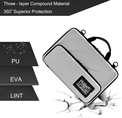 BUG 13-14 Inch Laptop Case Hard Shell, Protective Laptop Carrying Case with Stand for Heat Dissipation