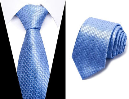 Tie For Men Necktie Woven Jacquard Neck Ties Set 6 PCS