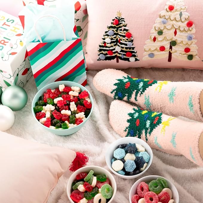 Albanese Worlds Best, Christmas Gummi Bears, 7 Ounce (Pack of 6), Holiday Candy, Great Stocking Stuffers, Perfect Christmas Treat & Gift, Share with Friends & Family
