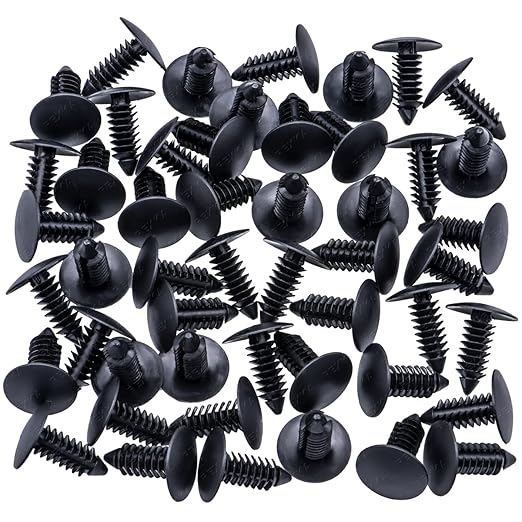 Rexka 50pcs Fender Bumper Shield Fender Liner Push Pin Retainer Clips 6030441 for Jeep Dodge Ram Chrysler