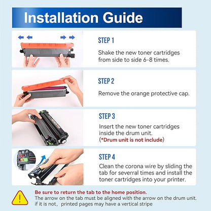 InkNI Compatible TN229XL TN229 MFC-L3780CDW Toner Cartridges Replacement for Brother TN229XL TN229 TN 229XL TN-229 for HL-L3280CDW HL-L3220CDW HL-L3300CDW MFC-L3720CDW HL-L3295CDW Printer (5 Pack)