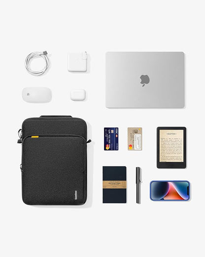tomtoc 360 Protective Laptop Sleeve Designed for 15-inch MacBook Air M4/A3241, M3/A3114 M2/A2941 2025-2023, 15'' Surface Laptop AI PC/6, Water-Resistant Well-Organized Accessory Sleeve Case