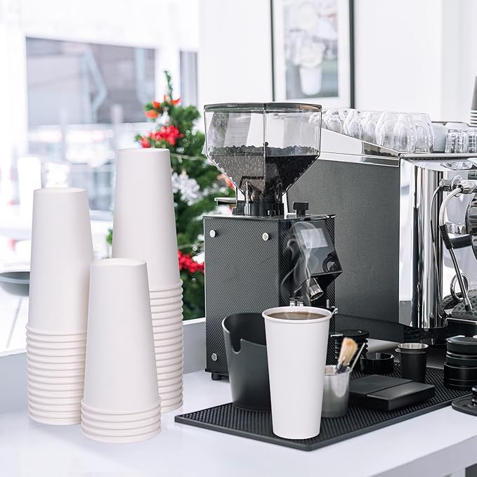 LITOPAK 1000 pack Paper Cup Disposable 20 oz, Bulk White Paper Cups, Hot Paper Coffee Cups for Offices, Schools, Shops, Restaurants