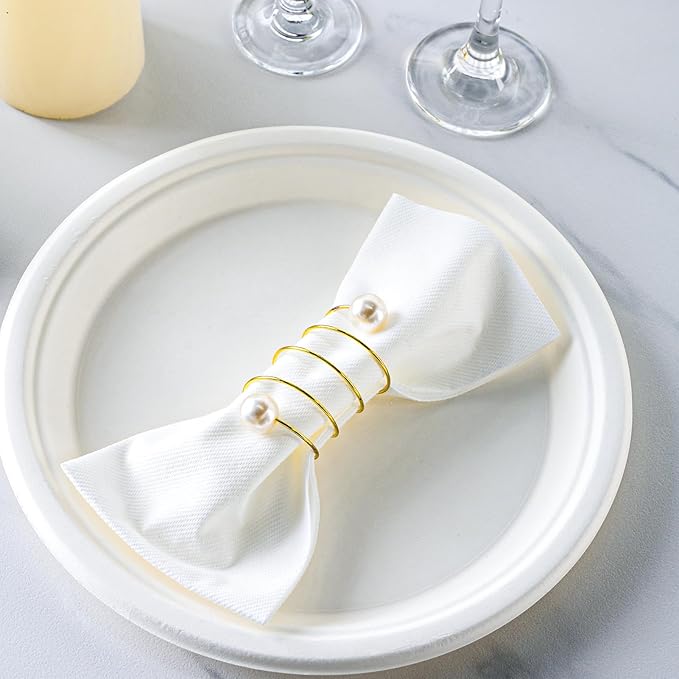 1000 Pack Disposable Bathroom Napkins Hand Towels for Bathroom, White Guest Napkins, Paper Towels for Kitchen, Parties