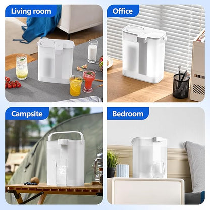 PHILIPS Water Filter Pitcher, Rechargeable Water Dispenser, Water Purifier Filter for Fridge Door, 1 Filter for 3 Months/60gal, Reduces 46 impurities 99.8% of Lead NSF/ANSI 42&53&372, 12-Cup, ADD5902