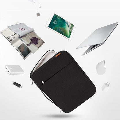 DOMISO 17.3 inch Laptop Sleeve Case Water Resistant Shockproof Protective Computer Bag for 17.3" Notebook/HP Pavilion Envy 17/Dell/IdeaPad/LG Gram/MSI with Accesory Bag,Black