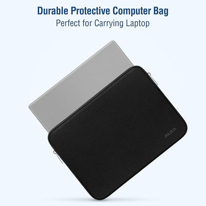 MOSISO Laptop Case 15 inch, 15 inch Laptop Sleeve Bag Compatible with MacBook Air 15 M4 A3241 M3 A3114 M2 A2941 2025 2024 2023, Dell XPS 15, Neoprene Computer Sleeve Bag with Small Case, Black