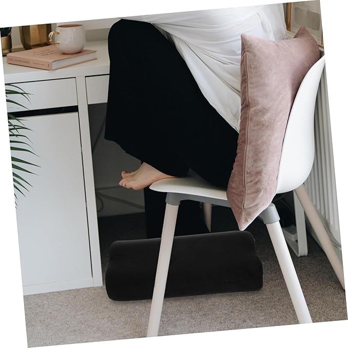 Under Desk Foot Pillow Cushion for Legs Office Sleeping Footrest Support Relaxation Pad Prevents Swelling Knee Multipurpose Use for Home Work Travel Material