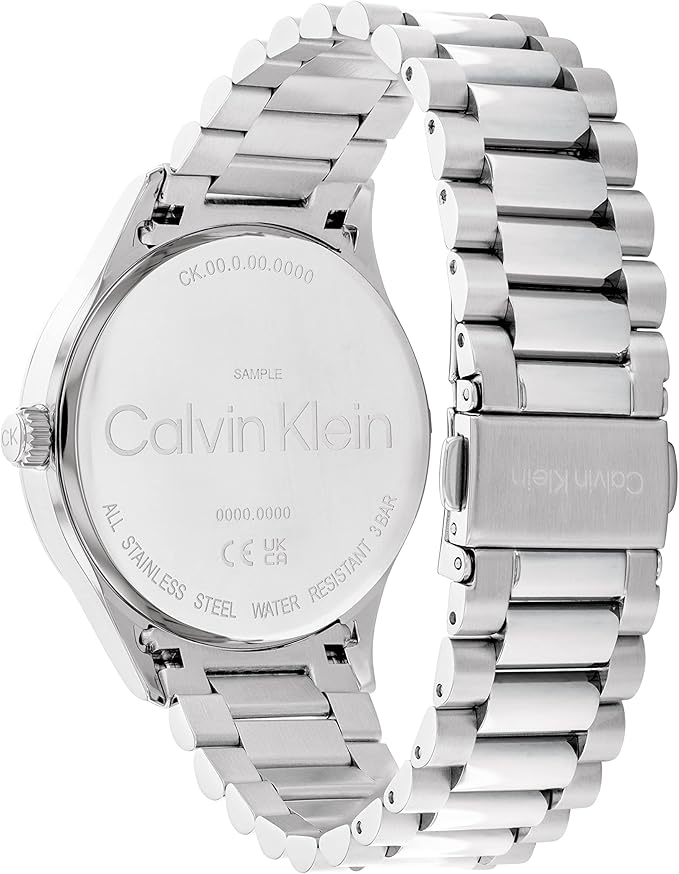 Calvin Klein Women's CK Iconic - 35mm 2H Quartz Watch - Stainless Steel Mesh Bracelet - Water Resistance 30 Meters – Premium Fashion Timepiece for Everyday Style - Gift for Her