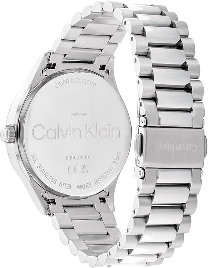 Calvin Klein Women's CK Iconic - 35mm 2H Quartz Watch - Stainless Steel Mesh Bracelet - Water Resistance 30 Meters – Premium Fashion Timepiece for Everyday Style - Gift for Her