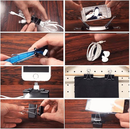 48Pack Large Binder Clips for Office Home 1.6 inch