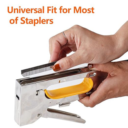 Heavy Duty Stainless Steel T50 Staples 1000-Count 2 Sizes for Staple Gun, Includes: 3/8", 1/2" Assortment, Combo kit