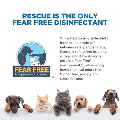 REScue One-Step Disinfectant Cleaner & Deodorizer Wipes for Vet Use – Cleaner for Kennels, Litter Boxes, Vet Offices, Pet Grooming Surfaces – Extra Large Wipes, 160-Count Bucket Refill (1 Pack)