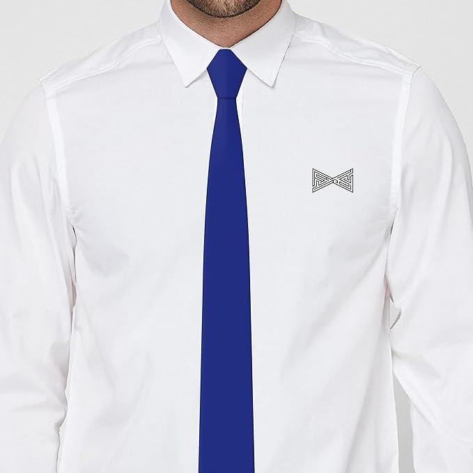 Men's Oxford Matt Neckties Solid Color for Adults Tuxedo Classic Design, by Bow Tie Hosue