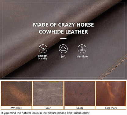 Top Grain Leather 8.3" Slim Tablet Case Protector, Solid Minimalist Vintage Design, Handmade, Compatible with 8.3" iPad mini 6 iPad mini 7.9" A1599 A1600 A1538 A1550 A2133, Coffee 8.3 Inch
