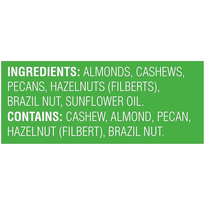 Sincerely Nuts Roasted & Unsalted Mixed Nuts (2 LB) Almonds, Cashews, Brazil Nuts, Hazelnuts & Pecans - Vegan, Kosher & Gluten-Free Food-Nutrient Rich Alternative Treat for the Whole Family