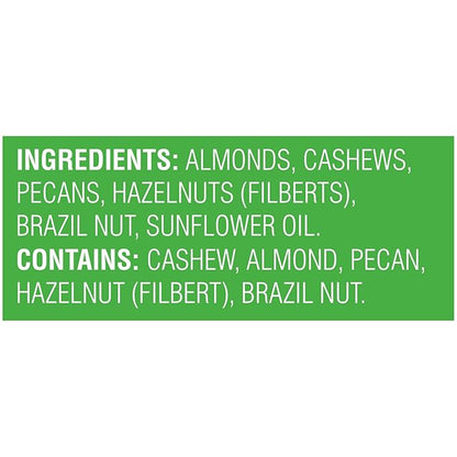 Sincerely Nuts Roasted & Unsalted Mixed Nuts (2 LB) Almonds, Cashews, Brazil Nuts, Hazelnuts & Pecans - Vegan, Kosher & Gluten-Free Food-Nutrient Rich Alternative Treat for the Whole Family