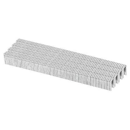 uxcell 18 Gauge Narrow Crown Staples 1/4" x3/8", 10000Pcs Galvanized Steel for Pneumatic, Electric Stapler, White