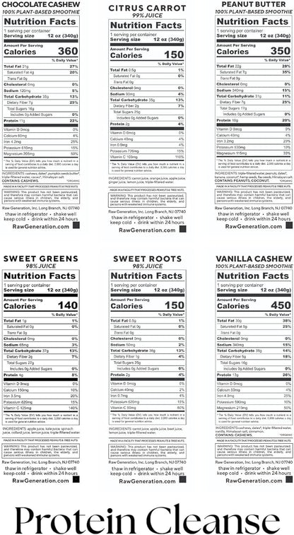 Raw Generation Cleanse for 2 – Cleanse with a Partner for Maximum Results – Two 5-Day Protein Cleanses to Lose Weight, Build Lean Muscle, Reduce Bloating, Increase Energy & Reset Your Diet