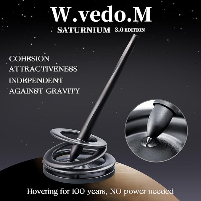 Ballpoint pen STURNIUM 3.0 EDITION.Floating and Magnetic levitating pen for Desktop decoration.Luxury hoverpen gift for men and women (Multiple colors are available)