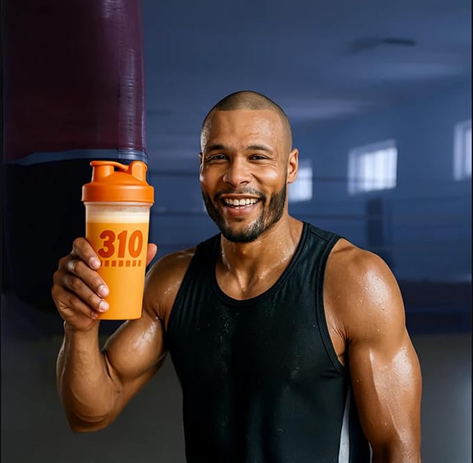 310 Nutrition Sugar Free Electrolytes Powder - Instant Hydration Packets Chris Eubank Jr. Edition - Caffeine-Free Rehydration Drink Mix w/Vitamin, Low Calorie & Keto Friendly - Tangerine 15 Singles