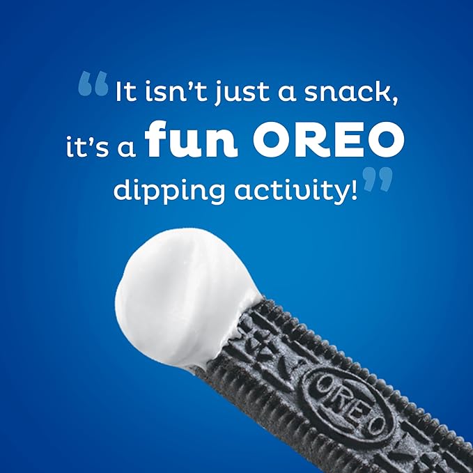 Handi-Snacks OREO Cookie Sticks 'N Creme Dip Snack Packs, 20 Snack Packs (Pack of 2)
