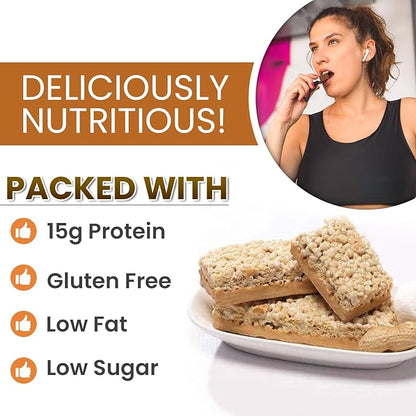 BestMed - High Protein Nutrition Bar - Low-Carb, 15g Protein, Low Sugar, High Fiber, Low Calorie, Meal Replacement Bar (Shortbread Cookie, 2 Box - 14 Count)