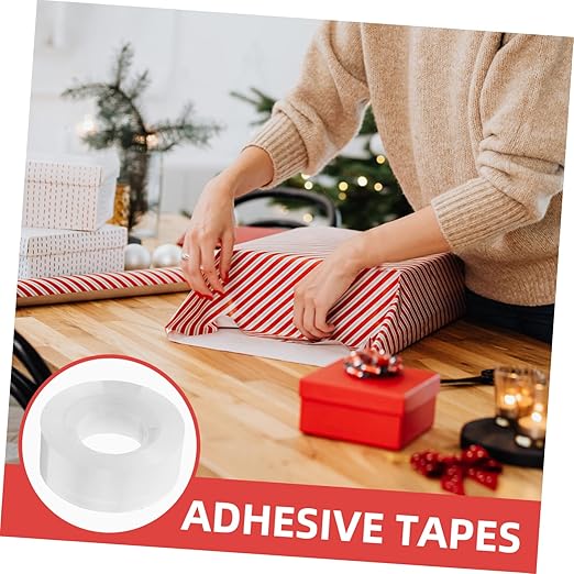 Unomor 24 Rolls Clear Office Tape Strong Adhesive Transparent Stationery Tape Refills for Students School Office Crafts Document Protection