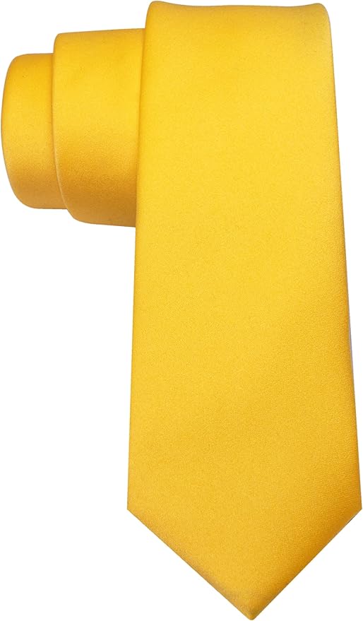 RBOCOTT 2.4“ Solid Color Skinny Tie Business Wedding Necktie for Men(6cm)