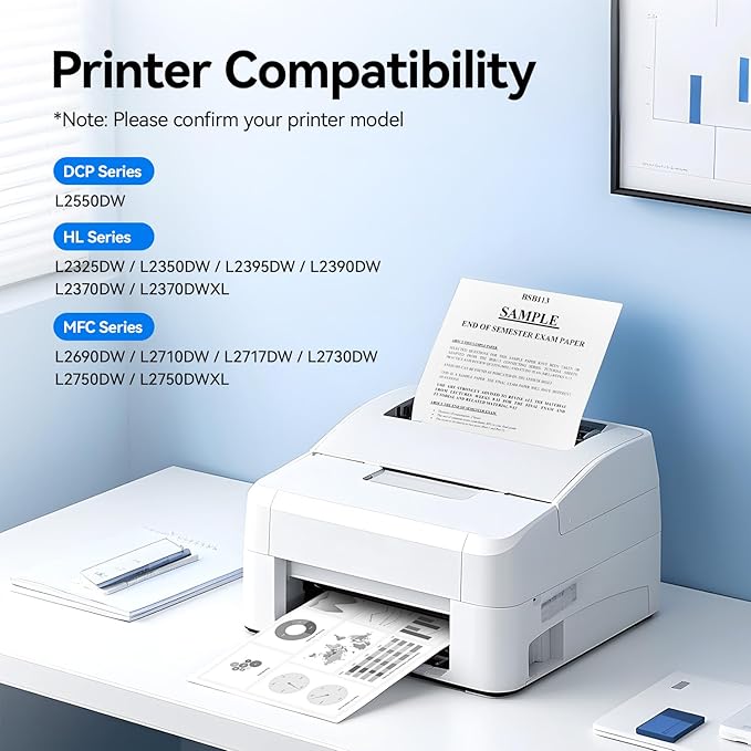 DR730 Drum Unit (Not Toner) 2-Pack Printer Replacement Compatible for Brother DR-730 Imaging Drum MFC-L2710DW MFC-L2750DW DCP-L2550DW HL-L2350DW HL-L2395DW HL-L2370DW HL-L2390DW MFC-L2690DW HL-L2325DW