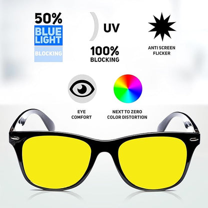 Prospek Blue Light Computer Glasses, ULTIMATE for Women and Men, 99% Blue Light Blockers I May Improve Sleep, Focus & Eye Protection