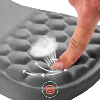 Ergonomic Mouse Pad with Wrist Support, Memory Foam Wrist Rest for Carpal Tunnel & Wrist Pain Relief, Non-Slip Rubber Base, Comfortable Gaming Mousepad for Computer, Laptop, Office & Home