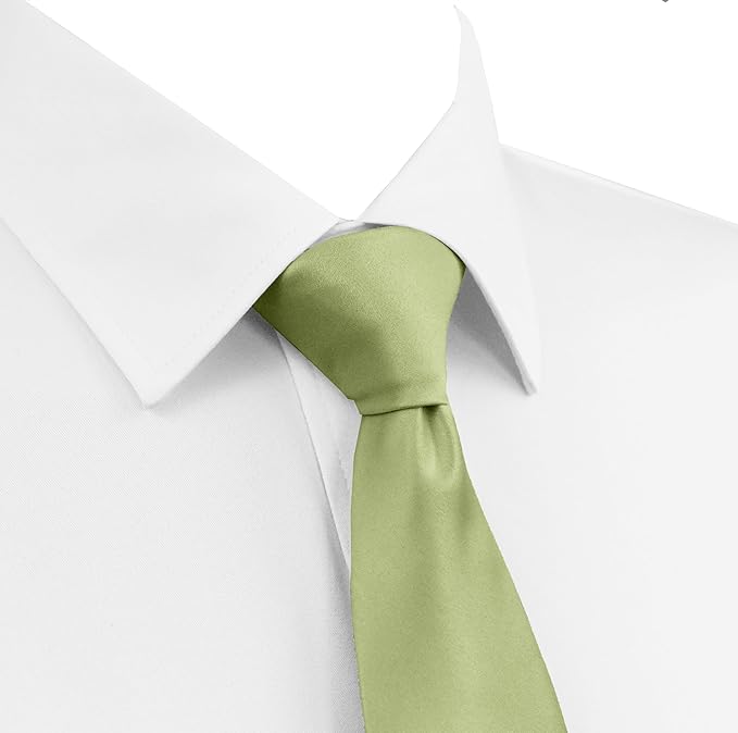 trilece Ties for Men - Men's Solid Color Ties - Formal Neckties for Men - Neck Tie for Man