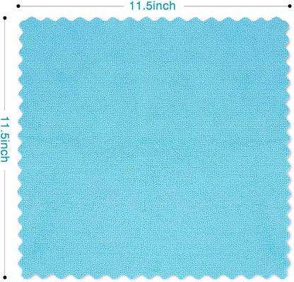 Orighty Microfiber Cleaning Cloth 24 Pack, Highly Absorbent Cleaning Supplies, Lint Free Cloths for Multiple-use, Powerful Clean Rags for House, Kitchen, Car Care (Multi-Color) 11.5 x11.5 inch