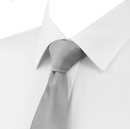 trilece Ties for Men - Men's Solid Color Ties - Formal Neckties for Men - Neck Tie for Man