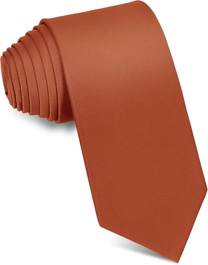 Men's Ties Solid Pure Color 3.15" (8CM) Necktie Plain Formal Business Wedding Black Ties For Men