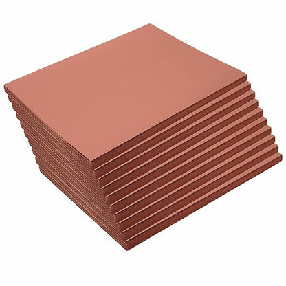 Construction Paper,Brown,9 inches x 12 inches,500 Sheets, Heavyweight Construction Paper,Crafts,Art,Kids Art,Painting, Coloring,Drawing,Creating,Paper,Art Project,All Purpose