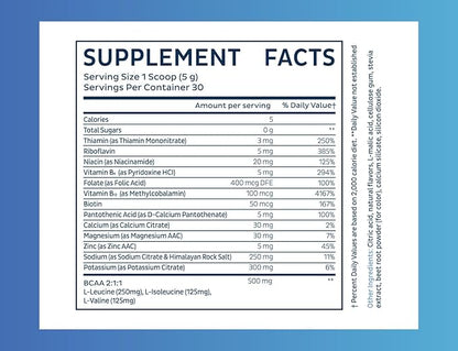 Zeal Electrolyte Powder - 90 Servings | Keto Electrolytes Powder | Zero Sugar, BCAAs, B-Vitamins | Potassium, Zinc, Magnesium | Hydration Powder Recovery Drink | Strawberry Vanilla