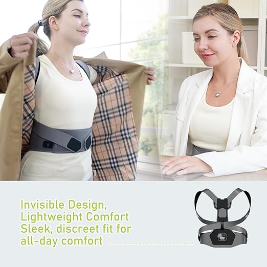 Infrared Heating Back Brace with Magnetic Support for men and women – Adjustable Waist Belt, Yoga-Grade Fabric, Lumbar Support, Invisible Wear Design, for Posture Correction and Pain Relief