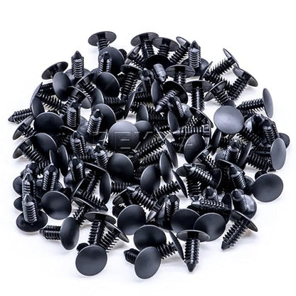 Rexka 100pcs Fender Bumper Shield Fender Liner Push Pin Retainer Clips 6030441 for Jeep Dodge Ram Chrysler