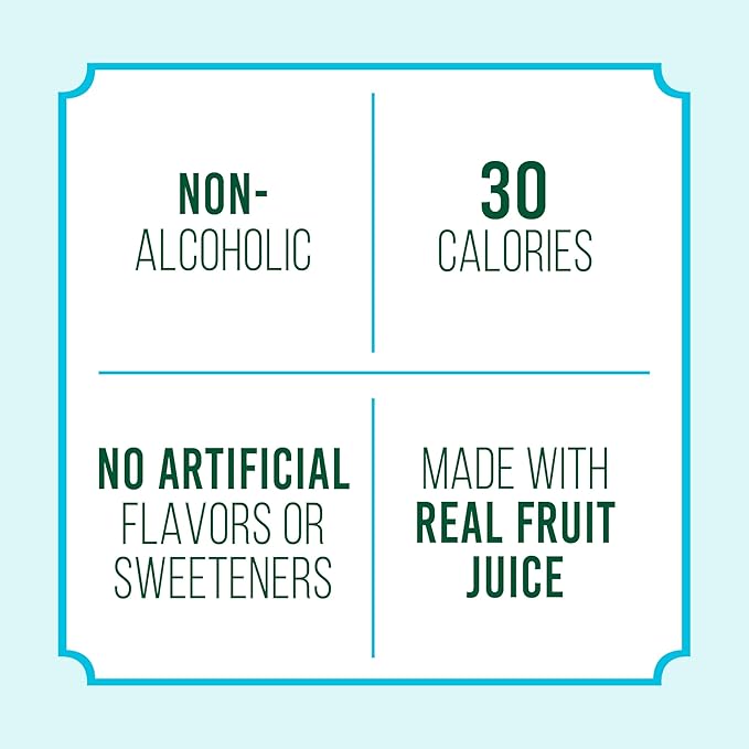Maison Perrier Chic Pina Fizz Pineapple and Coconut Flavored Sparkling Beverage, Low Calorie, Mocktail, 24-Pack