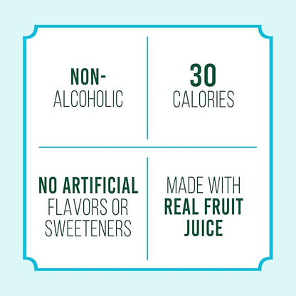 Maison Perrier Chic Pina Fizz Pineapple and Coconut Flavored Sparkling Beverage, Low Calorie, Mocktail, 24-Pack