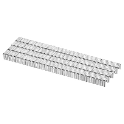uxcell 22 Gauge Narrow Crown Staples 3/8" x5/16, 5000Pcs Galvanized Steel for Pneumatic, Electric Stapler, White