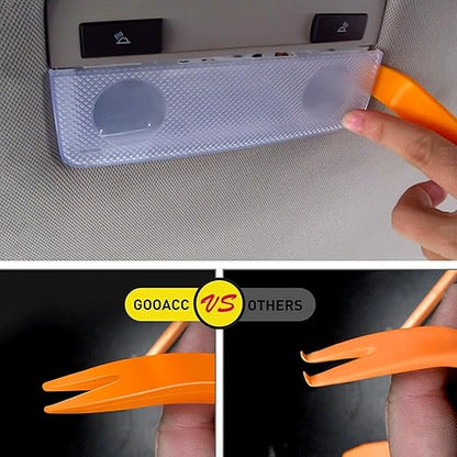 GOOACC - GRC-04 20SETS 240PCS Bumper Retainer Clips Car Plastic Rivets Fasteners Push Retainer Kit Popular Sizes Auto Push Pin Rivets Set Door Trim Panel Fender Clips for GM Ford Toyota Honda Chrysler