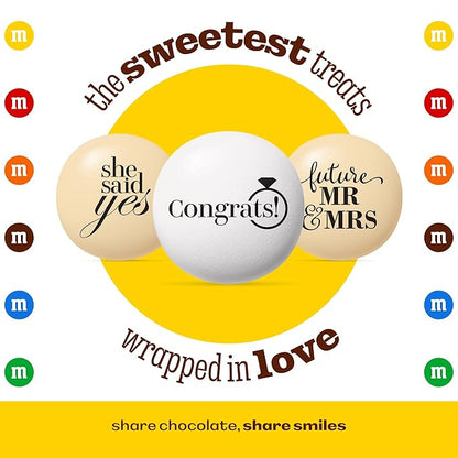 M&M'S WORLD Engagement or Wedding Shower Party Favors, Set of 30 Packs